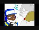 【手描き】擬ｽﾍﾟｼでキス唾【腐向け】