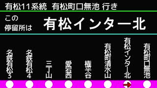 遊びで作った液晶運行表示器