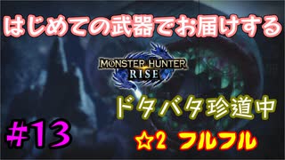 【MHRise】#13 はじめての武器でお届けするドタバタ珍道中 【☆2 フルフル】