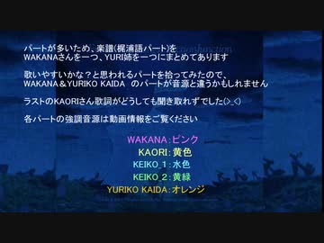 Finction Junction「星屑」のボーカルパート分け譜