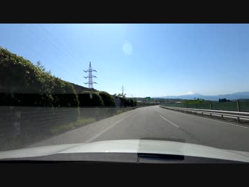 【車載動画】朝の中央道（上り）