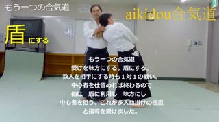 もう一つの合気道【敵を盾にする】Japan Aikido 合気道護身術 　奥義 【チャンネル登録】お願いします。  力づくには限界があり体力のある者は強い。でも　技には限界がない！！