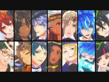 【MMDツイステ】アンノウン・マザーグース【寮長＆副寮長】