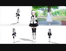 【MMD】ユフに「海を泳ぐ月」を1番Bメロまで踊りはじめてもらいました【途中経過】
