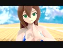 【MMDロックマン】Booo！【水着改変アイリス】niko
