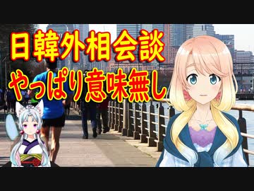 日韓外相会談の結果、やっぱりいつもと同じ内容で会談をした意味まったく無し【世界の〇〇にゅーす】