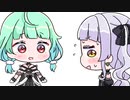 【手描き】るしあが可愛すぎて目を合わせられないシオン【紫咲シオン/潤羽るしあ/ホロライブ】