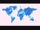 4k-abstract-world-map-alpha-textured-background-fx-seamless-loop-clip　林一記