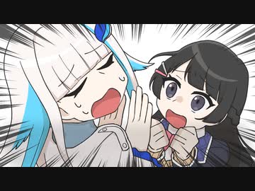 【手描き切り抜き】スペースデブリになる予定の皇女と怖くて眠れない委員長【月ノ美兎/リゼ・ヘルエスタ】