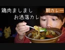 鶏肉たっぷりなカレーで健康朝カレーに咀嚼音【Okano's ASMR】