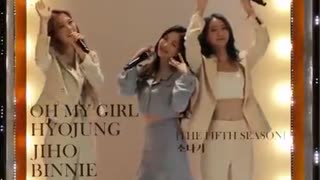 MAGAZINE LIVE｜ (OHMYGIRL BINNIE&JIHO& HYOJUNG - Shower)
