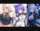 【MMD&イラスト】ハッピーシンセサイザ【.LIVE】