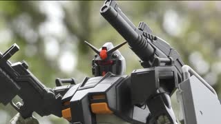 アウトドアガンプラ　HG 局地型ガンダム(北米戦仕様)を作る