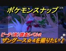 ポケモンスナップ　ザングース☆４を撮りたい！ビーチ（夜）調査レベル２　【New ポケモンスナップ】