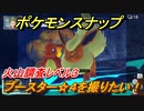 ポケモンスナップ　ブースター☆４を撮りたい！火山調査レベル３　【New ポケモンスナップ】