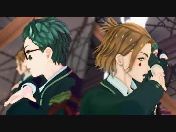 【MMDツイステ】magnet【トレイ・ケイト】