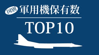 【ゆっくり解説】世界の軍用機保有数 TOP10　2021