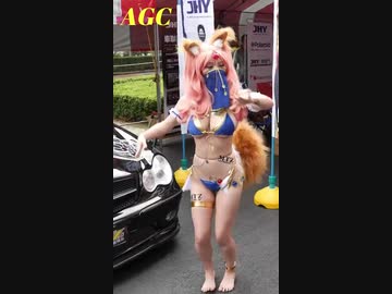 【揺れるおっぱい】踊るコスプレイヤー