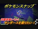ポケモンスナップ　サンダースを撮りたい！洞窟調査レベル３　【New ポケモンスナップ】
