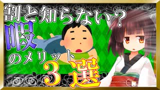 割と知らない暇のメリット３選【VOICEROID考察】