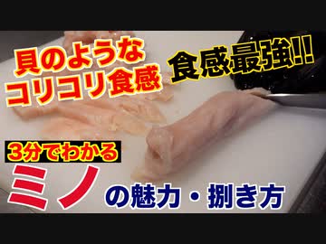 【第1の胃】貝のようなコリコリ食感、ミノの魅力と捌き方