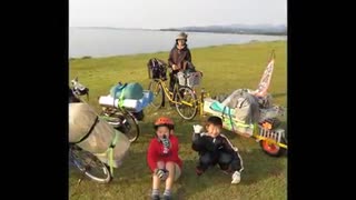 のまさんち「家族 で！【 琵琶湖 一周 ママチャリ サイクリング 計画】　２日目」