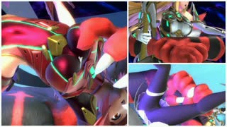 リョナ スマブラSP ホムラ&ヒカリにガオガエンの上投げ・後投げ