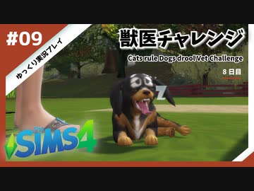 【sims4】獣医チャレンジ  #09【ゆっくり実況プレイ】