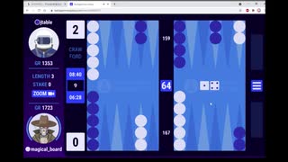 バックギャモン実況６８　生放送のテスト動画