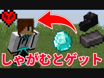 マイクラ ガチャガチャで手に入れたアイテムだけでハードコア データパック ニコニコ動画