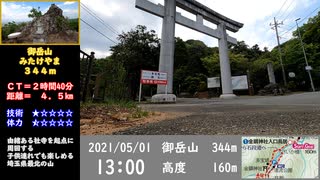 【軽装登山】埼玉県の山30★御岳山３時間９分