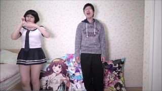 浪漫飛行歌って、踊ってみた【ヒトミント＆にゃもも】