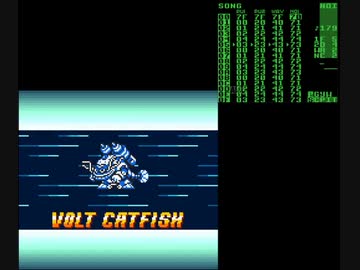 ロックマンX3 エレキテル・ナマズロスステージをLSDjでGB風アレンジ