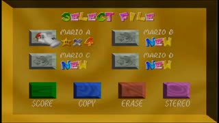 マリオ64ファイルセレクト神社.120star