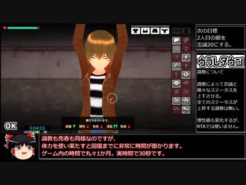【エロゲRTA】ウラレタウン_1時間05分06秒 Part1/2 【WR】