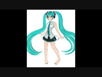 初音ミクをiPad Proで描きました・着替え風のカットがあるよ