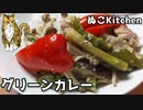 いつかキッチンカーをやりたい！ぬこが作ったグリーンカレーだよ！