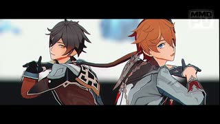 原神mmd Gimme Gimme タルタリヤ 鍾離 ニコニコ動画