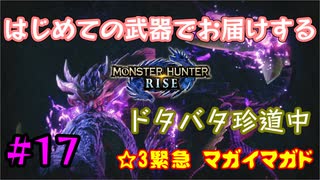 【MHRise】#17 はじめての武器でお届けするドタバタ珍道中 【☆3緊急 マガイマガド】
