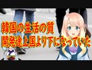 韓国の生活の質が南アフリカより下だった事が判明！【世界の〇〇にゅーす】