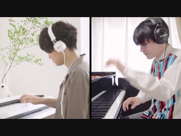 【リモート連弾】ヱヴァQより「Quatre Mains」弾いてみた！