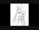 Fate/stay night　ライダーをアナログで描いてみた