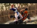 【DOA6 ryona】かすみ にバイマンが足関節攻撃(コス07)