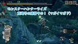 【MHRise】モンハンライズ　貫通弓の練習その１（マガイマガド）【CeVIO実況】