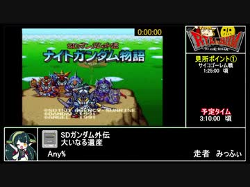 RTAinbiim：SDガンダム外伝ナイトガンダム物語 大いなる遺産