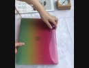 グラデーションカラーmacbookproケース13.3インチ綺麗フルカバーハードケース虹色2020 M1チップ搭載モデル可愛い保護カバーMacBook Air 13用ケース高品質軽量マックブック