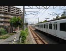 JR九州・筑肥線の305系の発着光景（普通・筑前前原行き）