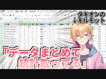ウマ娘にハマりすぎてデータを自分でまとめだした成瀬鳴