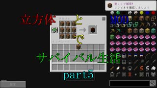 【Minecraft】立方体とMODでサバイバル生活part5