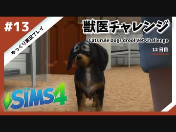 【sims4】獣医チャレンジ  #13【ゆっくり実況プレイ】